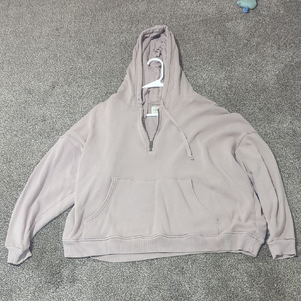 American Eagle Outfitters Soft Pink Zip-Up Hoodie